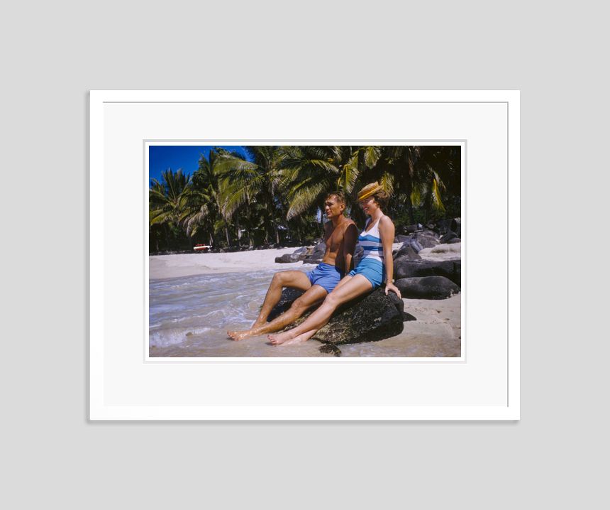 Hawaiian Scenes By Toni Frissell Archival Pigment Print Framed In White