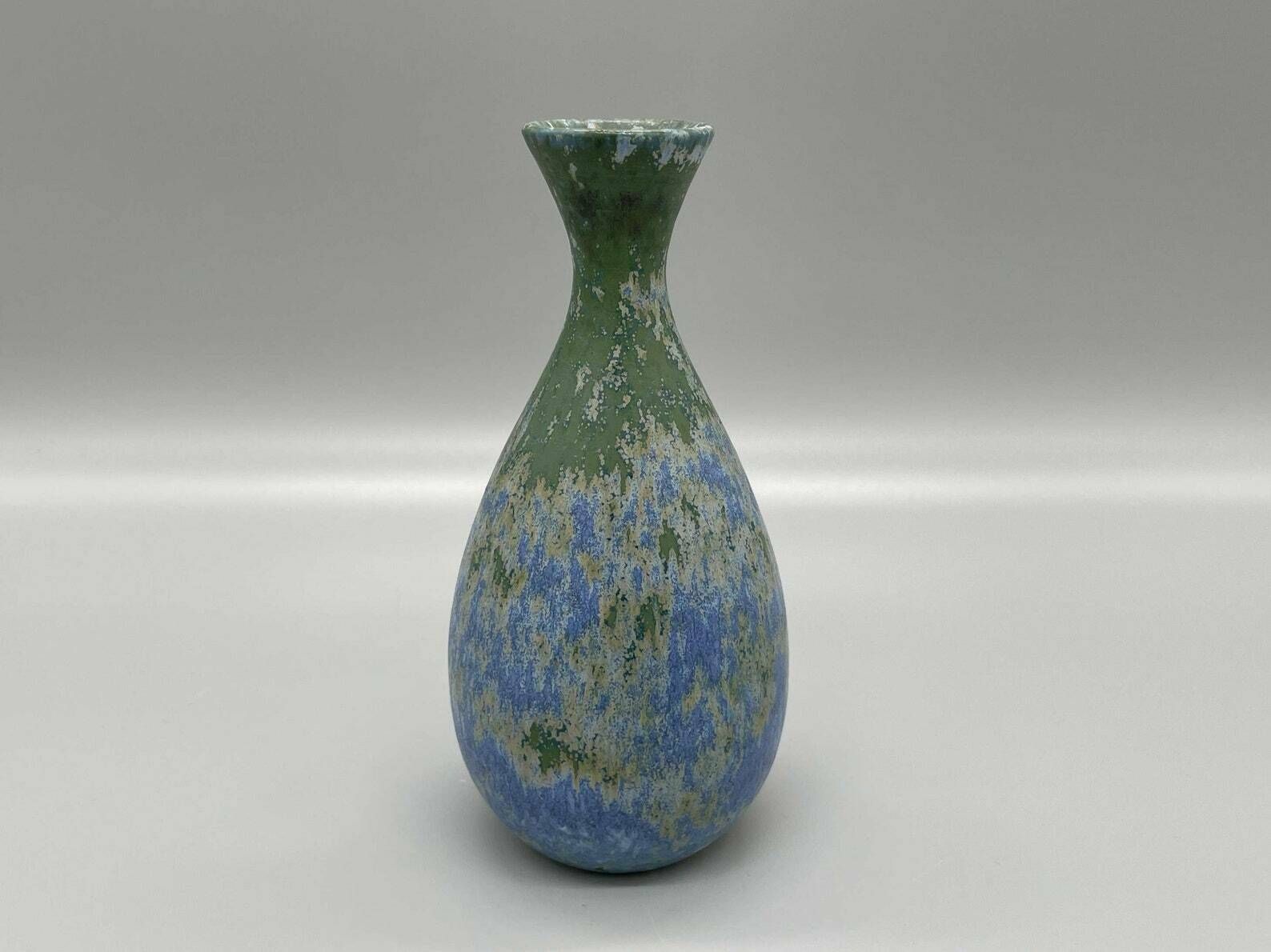 Bruno Karlsson Narrowneck Vase, Stoneware, Ego Atelier, Signed Sweden 1960s