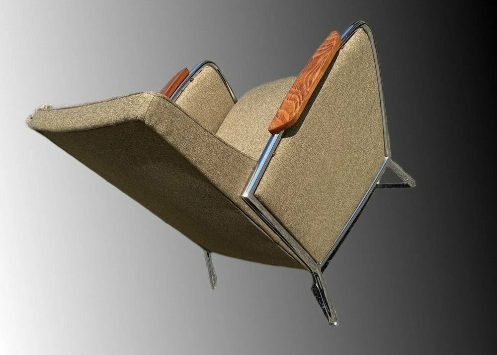 photo vintage Bauhaus Style Armchairs By Joseph Perestegi, 1960s Set Of 2