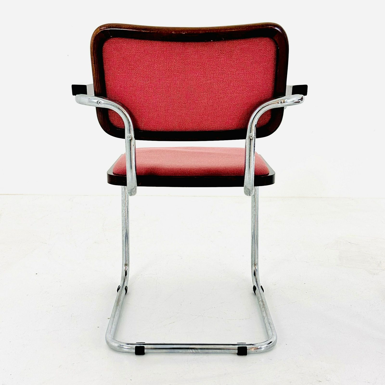 Marcel Breuer B32 Upholstered Cesca Armchair, Bauhaus Design By Bene photo vintage