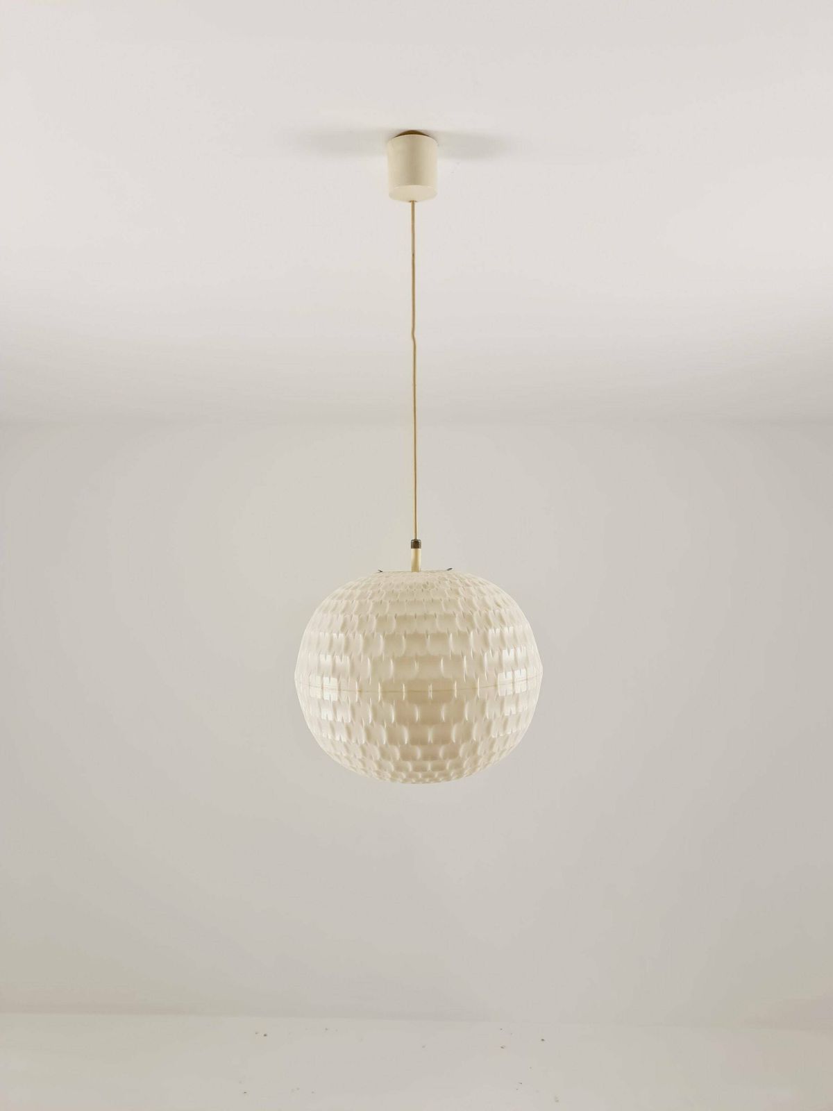 Diamond Pendant Lamp By Aloys Gangkofner, For Erco France, 1970s photo for sale