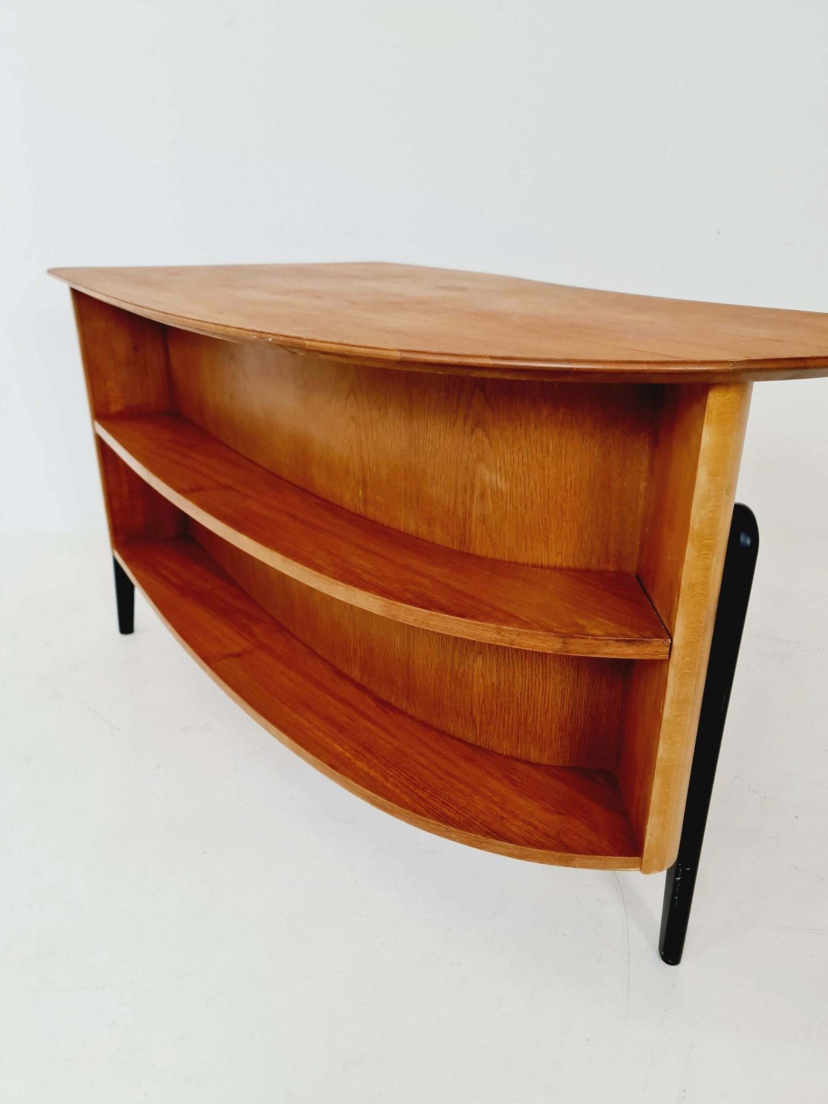 Midcentury Teak Desk By Göran Strand For Lelångs Möbelfabrik, Sweden, 1960s photo buy