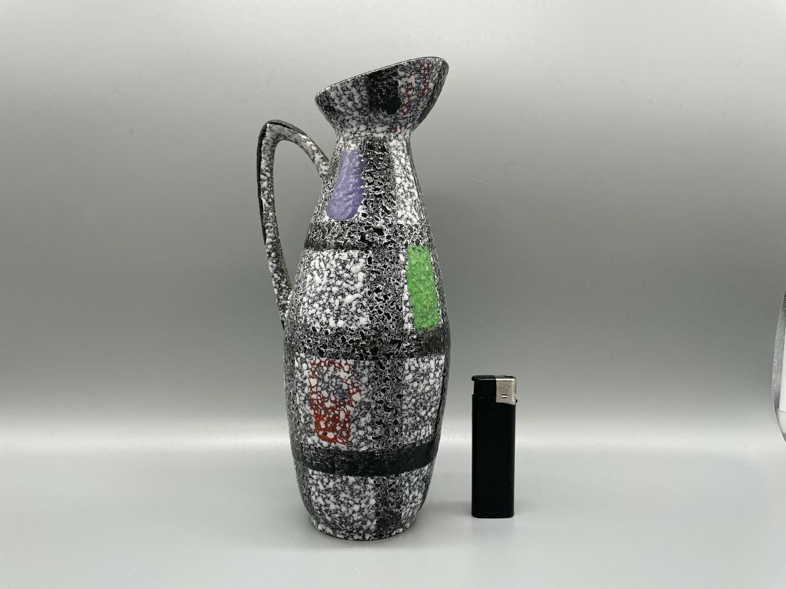 Beautiful Vase By Bodo Mans Dekor Teheran For Bay Keramik, Germany, 1961 photo furniture