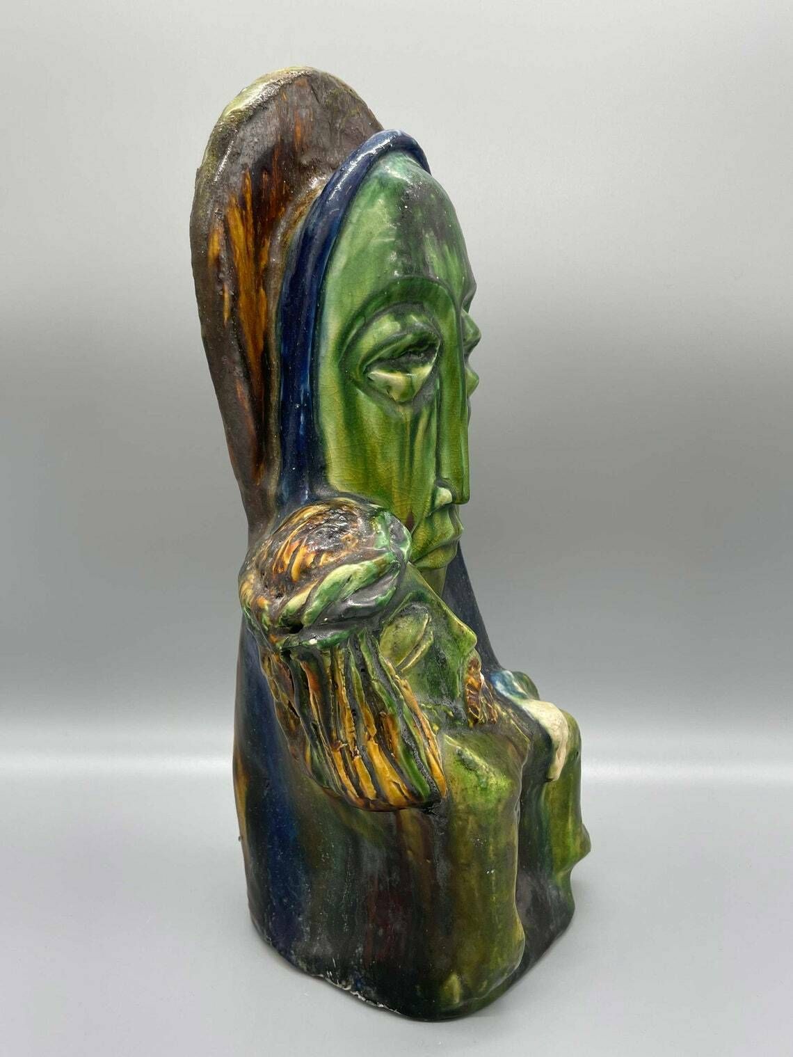Expressionist Depiction Of The Pieta (Vesper Picture) Unique 1930s photo furniture