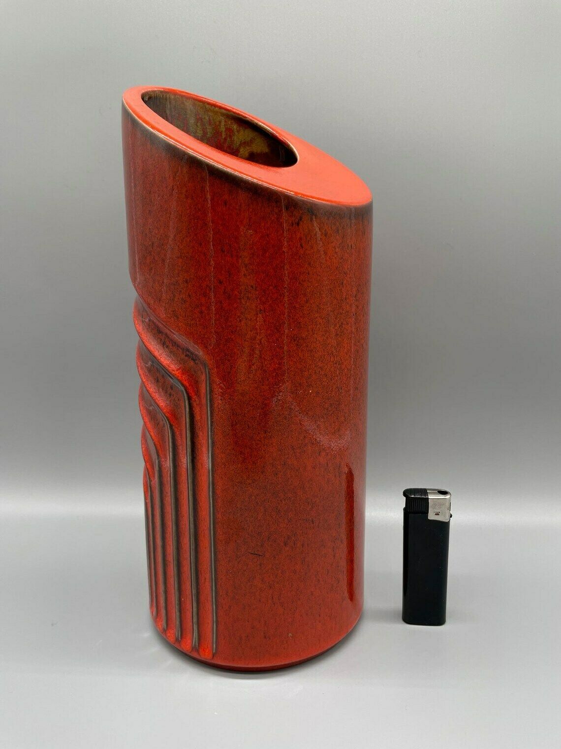 Futuristic Big Vase By Cari Zalloni For Steuler Germany 1970s photo for sale