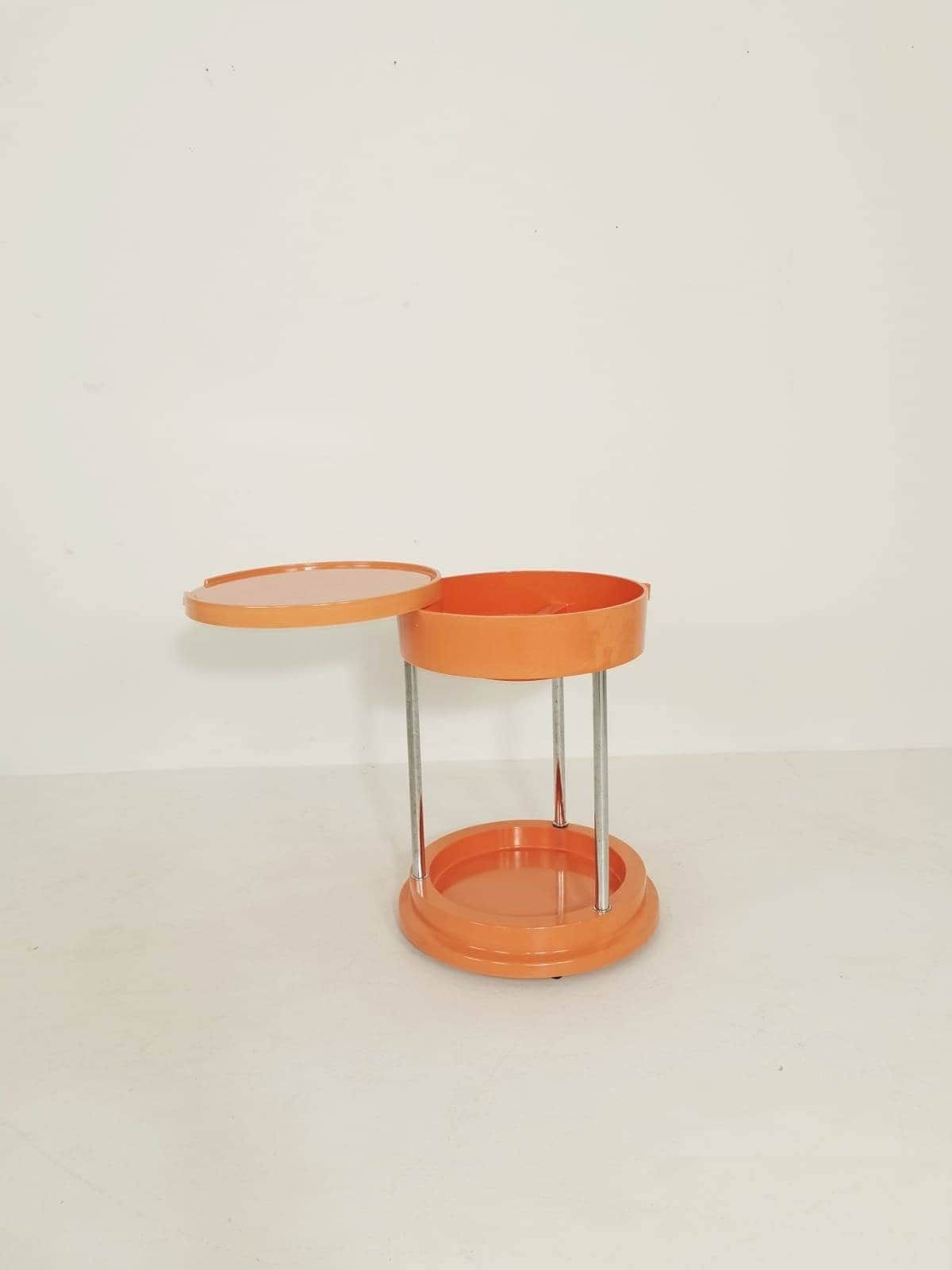 Mid Century Bar Service Cart Vesuvio Trolley From Carrara & Matta Italy 1960s photo furniture