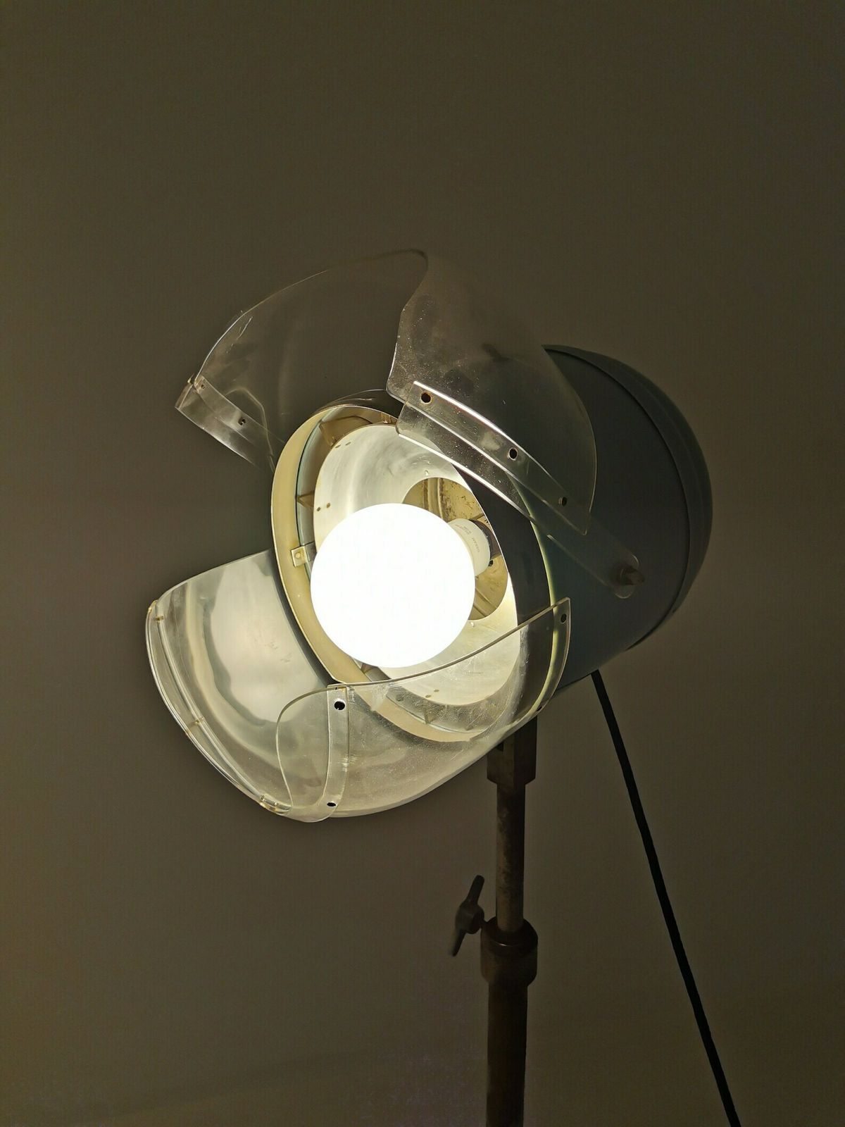 Floor Lamp Midcentury Converted 1950 Hair Dryer French Industrial One Of A Kind photo for sale