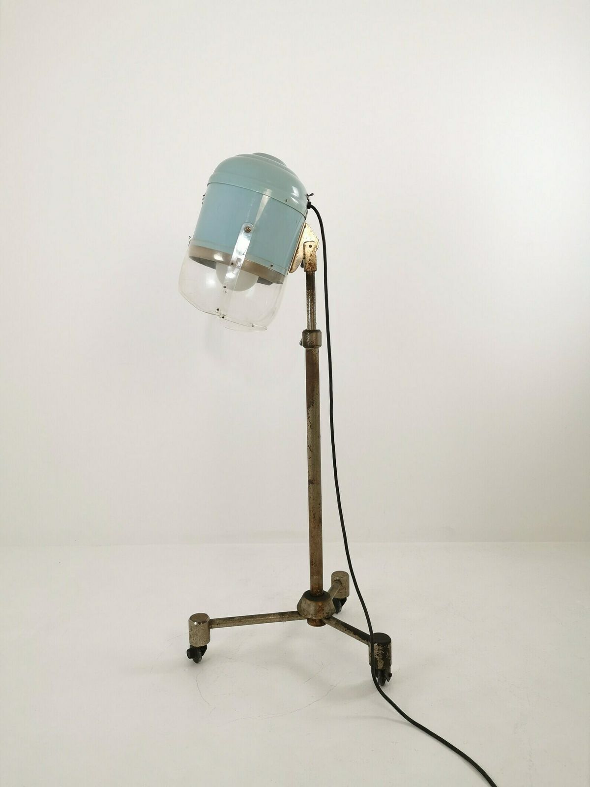 photo for sale Floor Lamp Midcentury Converted 1950 Hair Dryer French Industrial One Of A Kind