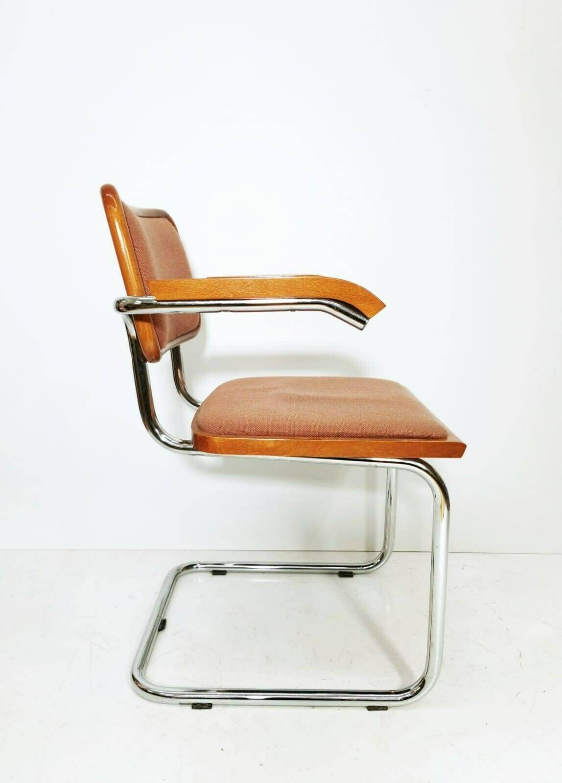 1 Of 6 Marcel Breuer B32 Upholstered Cesca Armchair, Bauhaus Design By Bene photo furniture