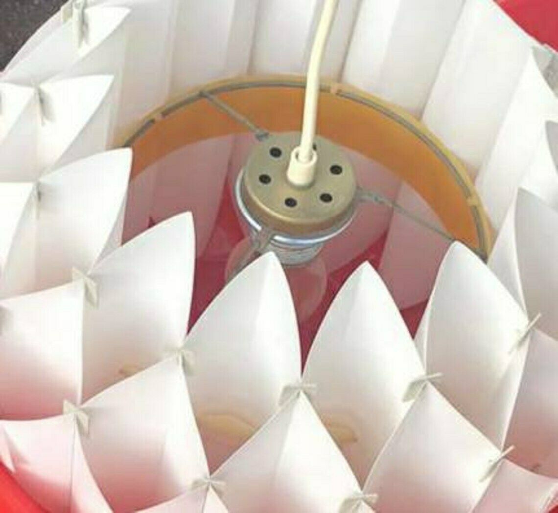 Butterfly Pendant Lamp, Designed In 1968 By The Danish Designer Lars Schiøler For Hoyrup Denmark photo buy