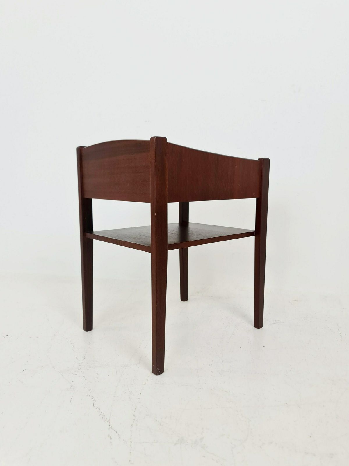 photo furniture Midcentury Swedish Mahogany Nightstand / Bedside Table, 1960s