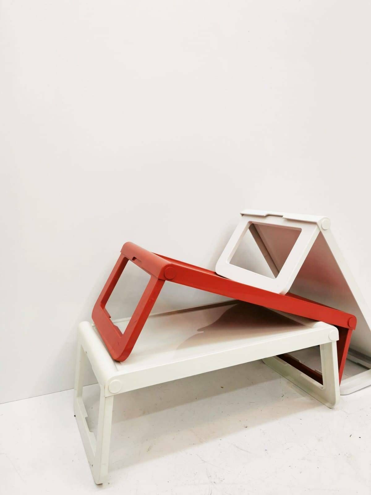 Guzzini Pepito,Design Luigi Massoni, Side Table, Breakfast Table With Original Packing 1970s photo 215.0