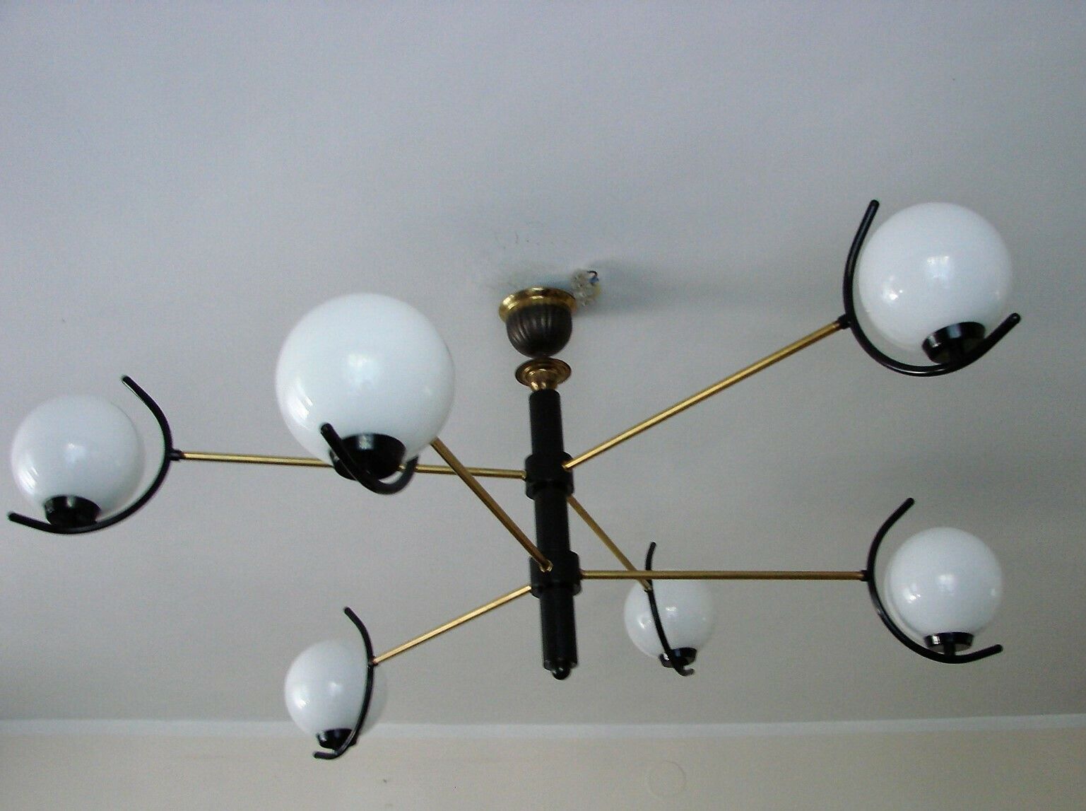 A Chandelier In The Style Of Stilnovo, 1960s.