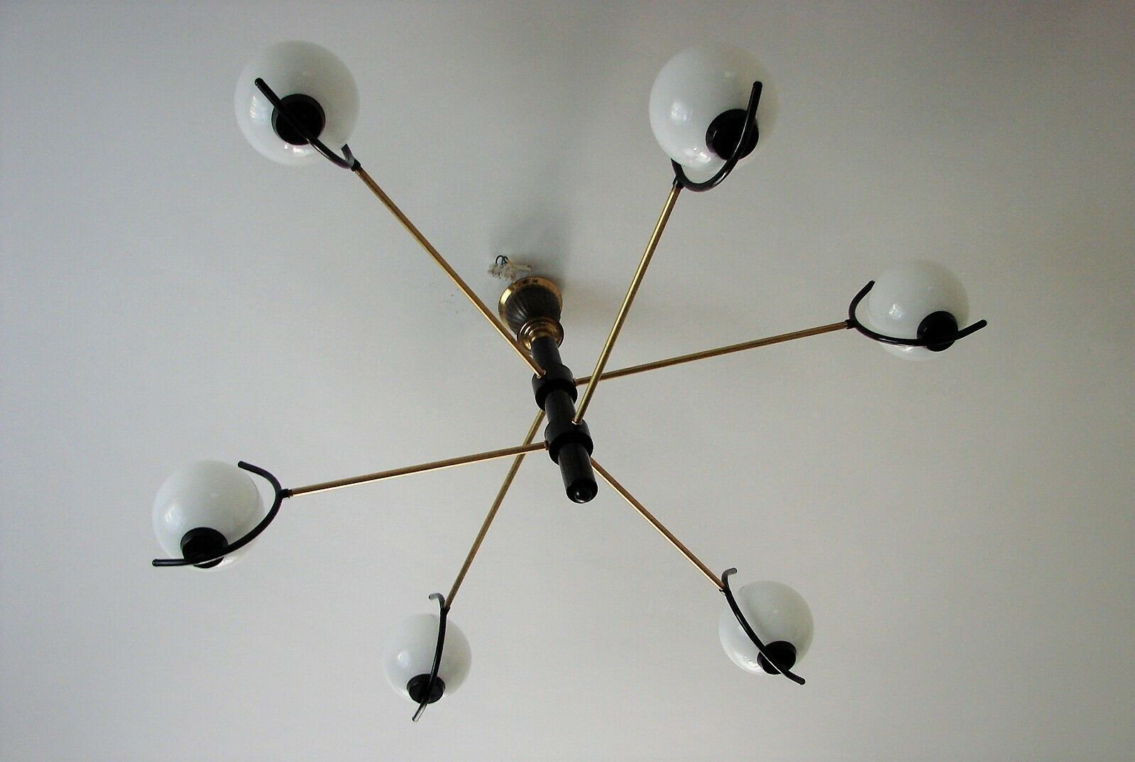 A Chandelier In The Style Of Stilnovo, 1960s. photo furniture