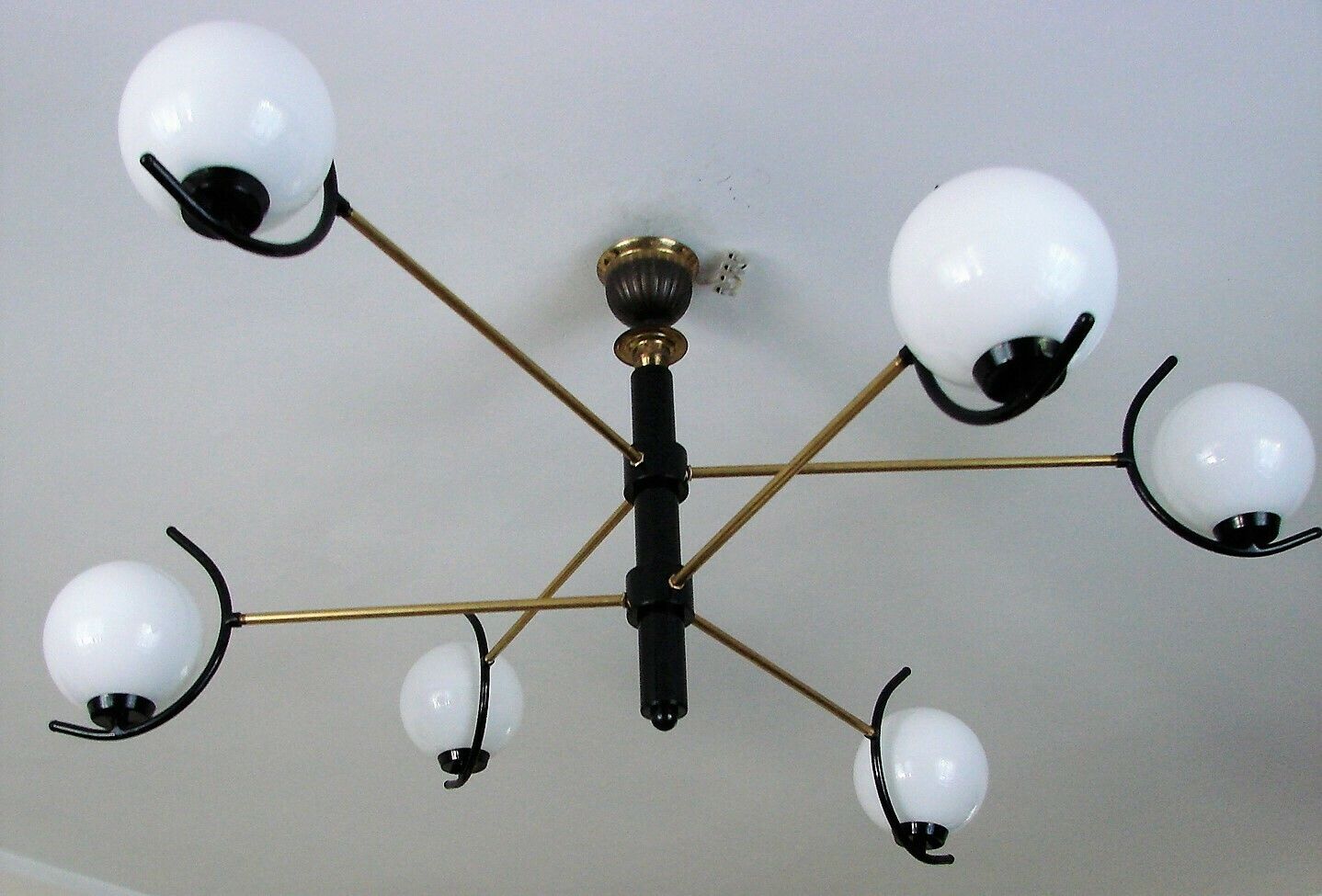 A Chandelier In The Style Of Stilnovo, 1960s. photo buy