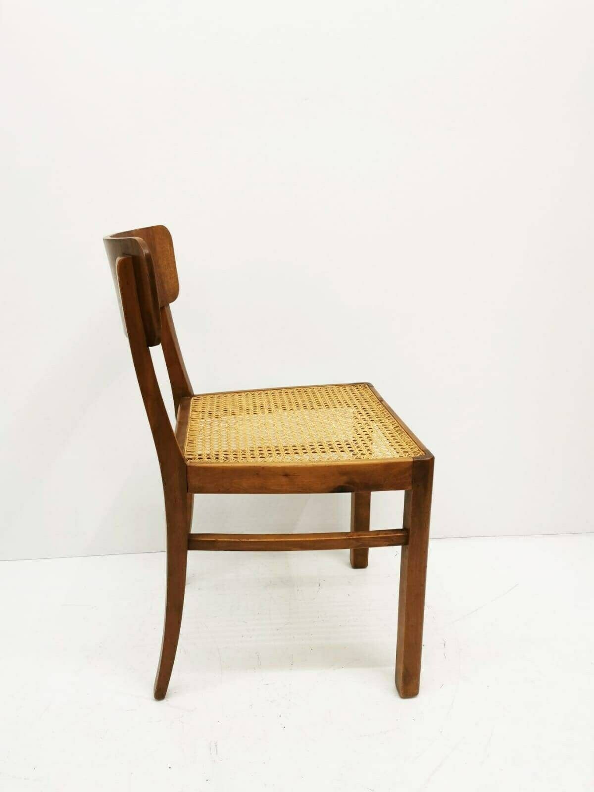 Rattan Wooden Chair Austria 1960s photo furniture