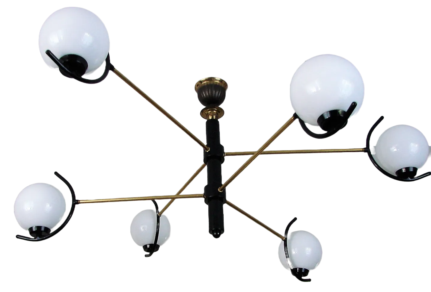 photo furniture A Chandelier In The Style Of Stilnovo, 1960s.