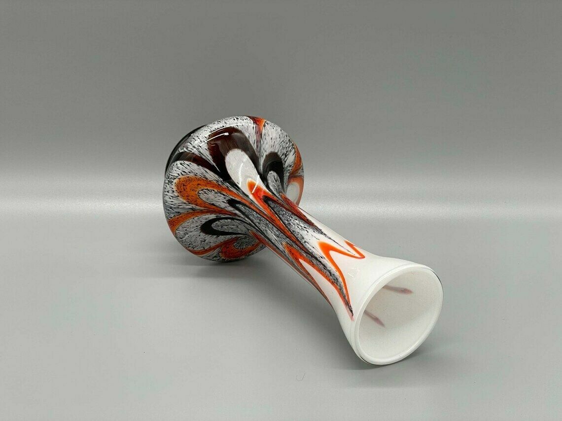 Pop Art Murano Vase Design Carlo Moretti Opaline Florence 1970s photo 77.0