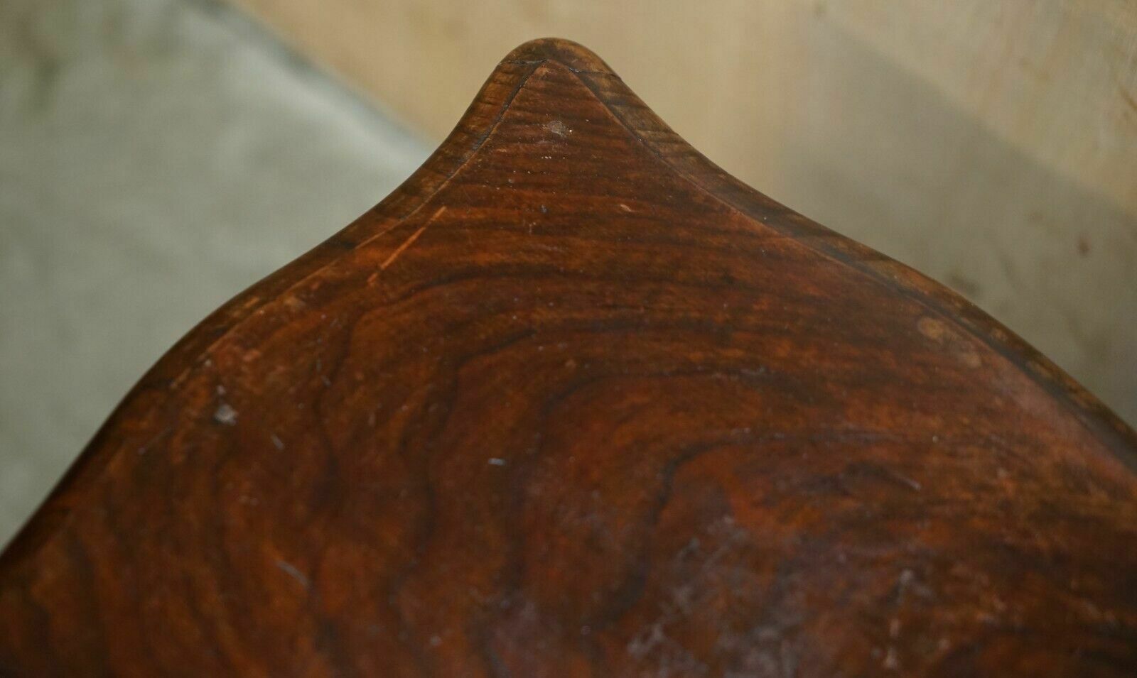 Furniture Lovely Pair Of Antique Circa 1900 Hand Carved Mahogany Claw & Ball Side Tables photo