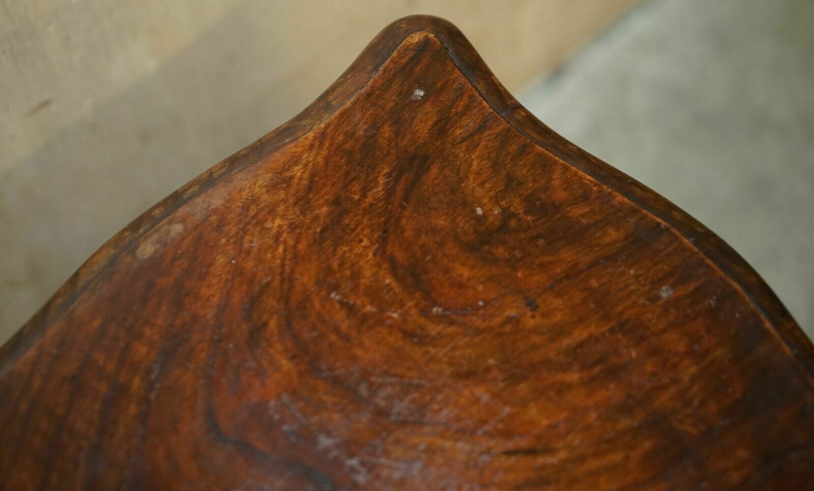 1850.0 Lovely Pair Of Antique Circa 1900 Hand Carved Mahogany Claw & Ball Side Tables photo