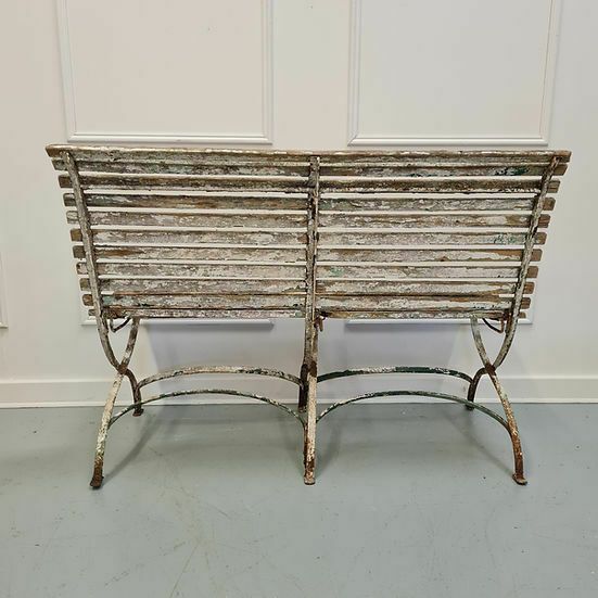 Antique French Garden Bench C1880 Free Delivery Eng/Wales photo Garden Furniture
