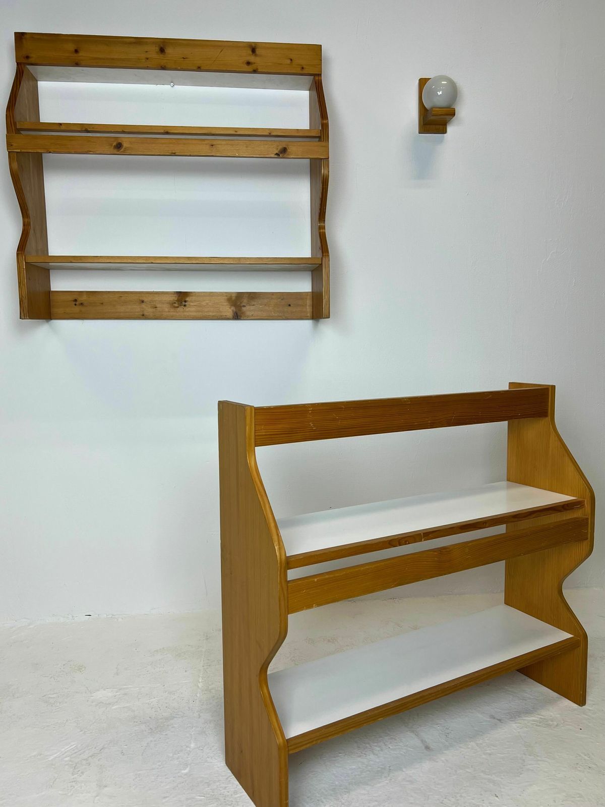 Duo Of Shelves By Charlotte Perriand photo vintage