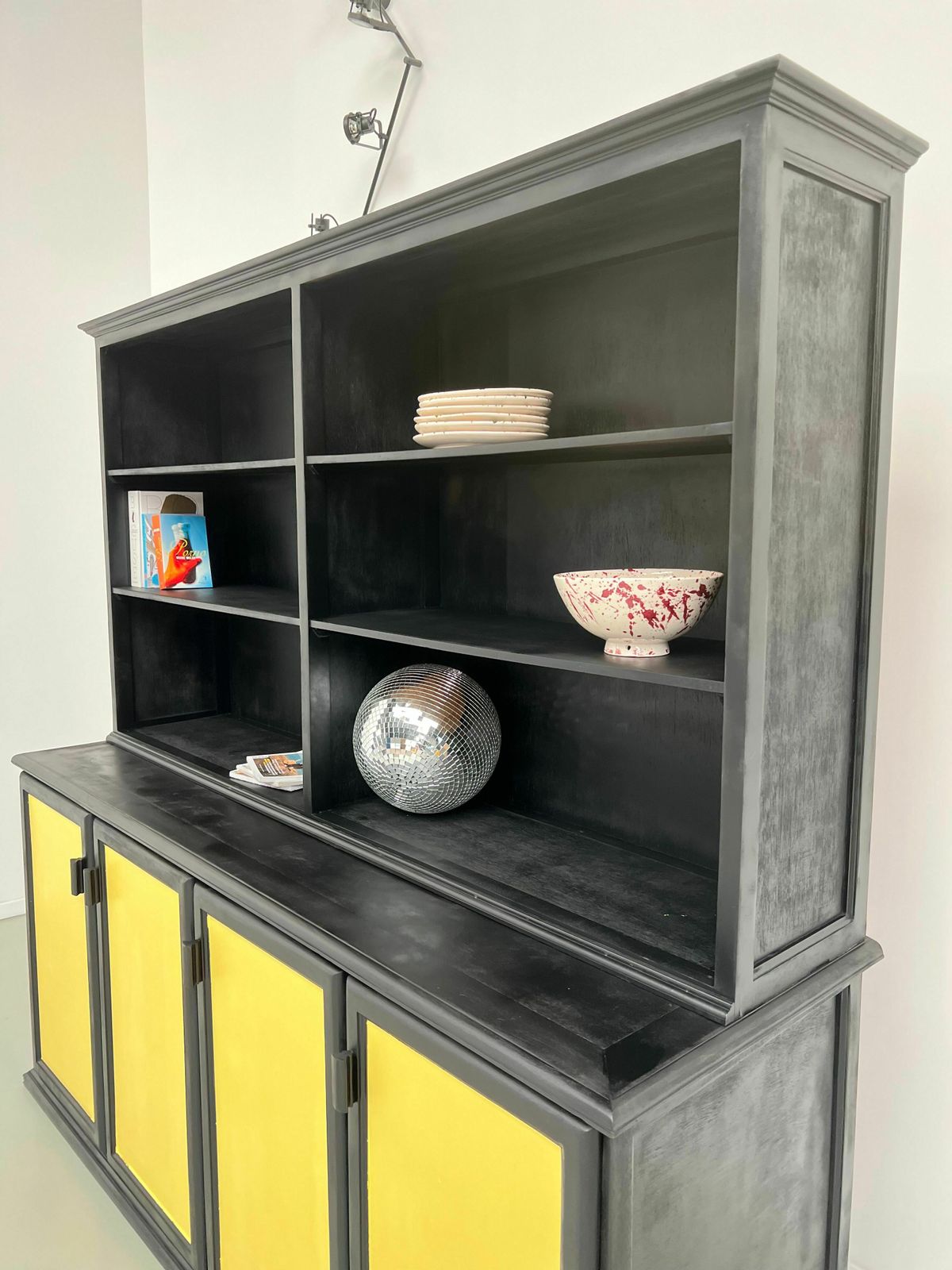 photo buy 2 Body Sideboard, Xxl Format, Old Wooden School Furniture