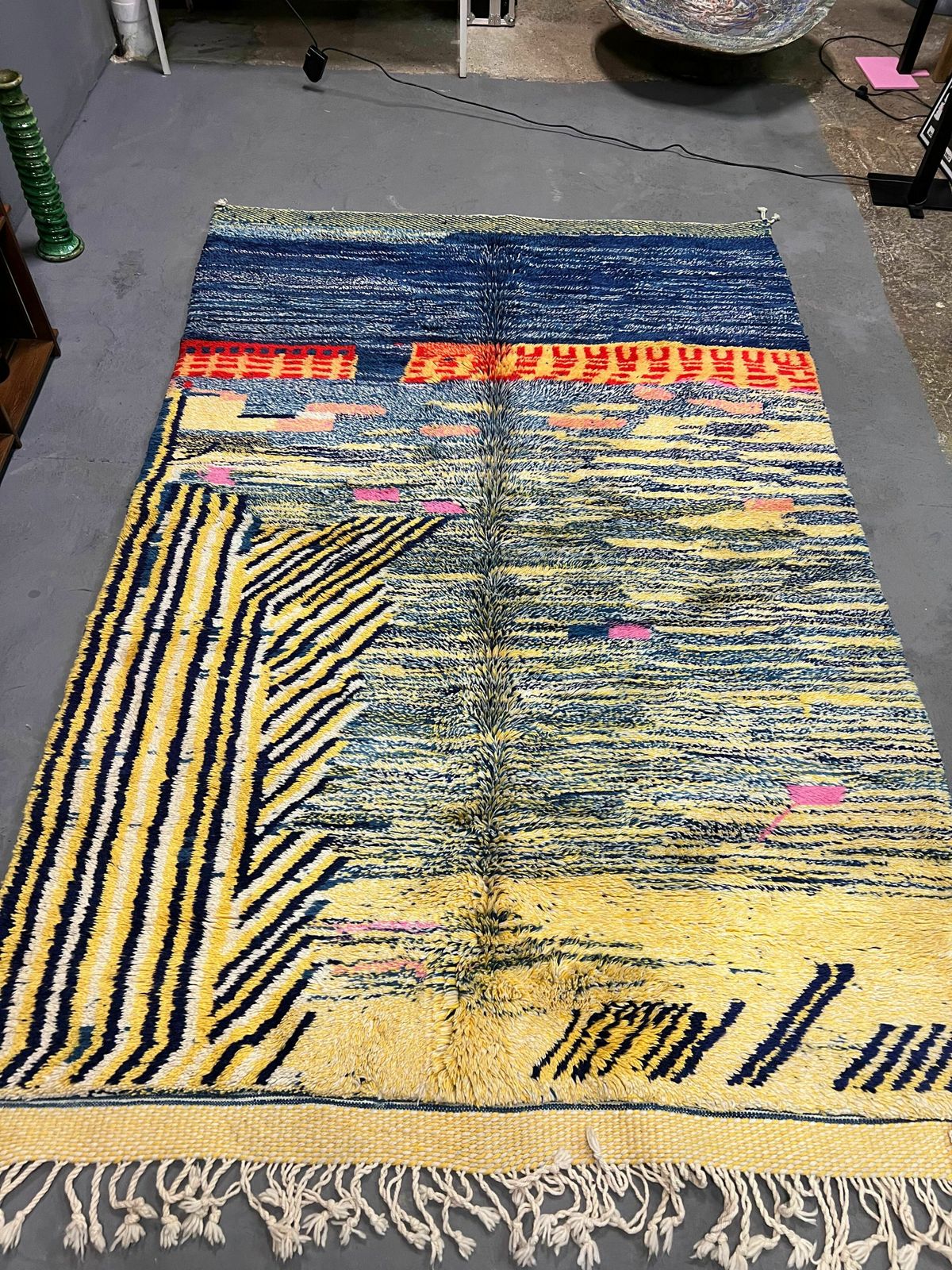 Beni Ourain Berber Rug In Lambswool photo vintage