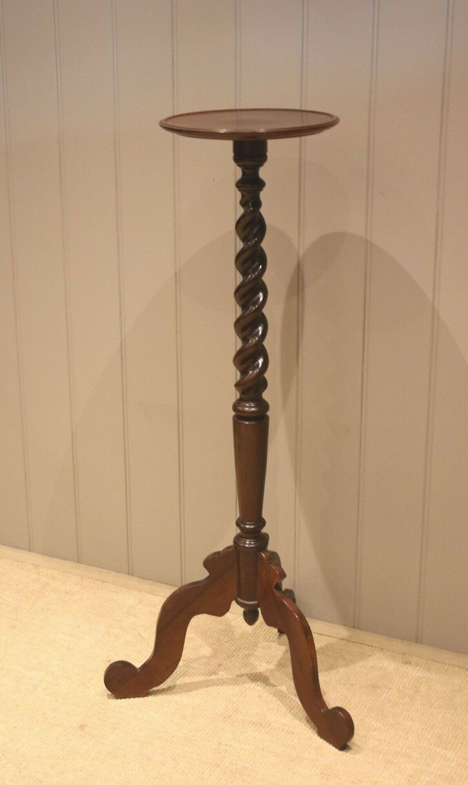 photo for sale Late 19th Century Walnut Jardiniere Stand