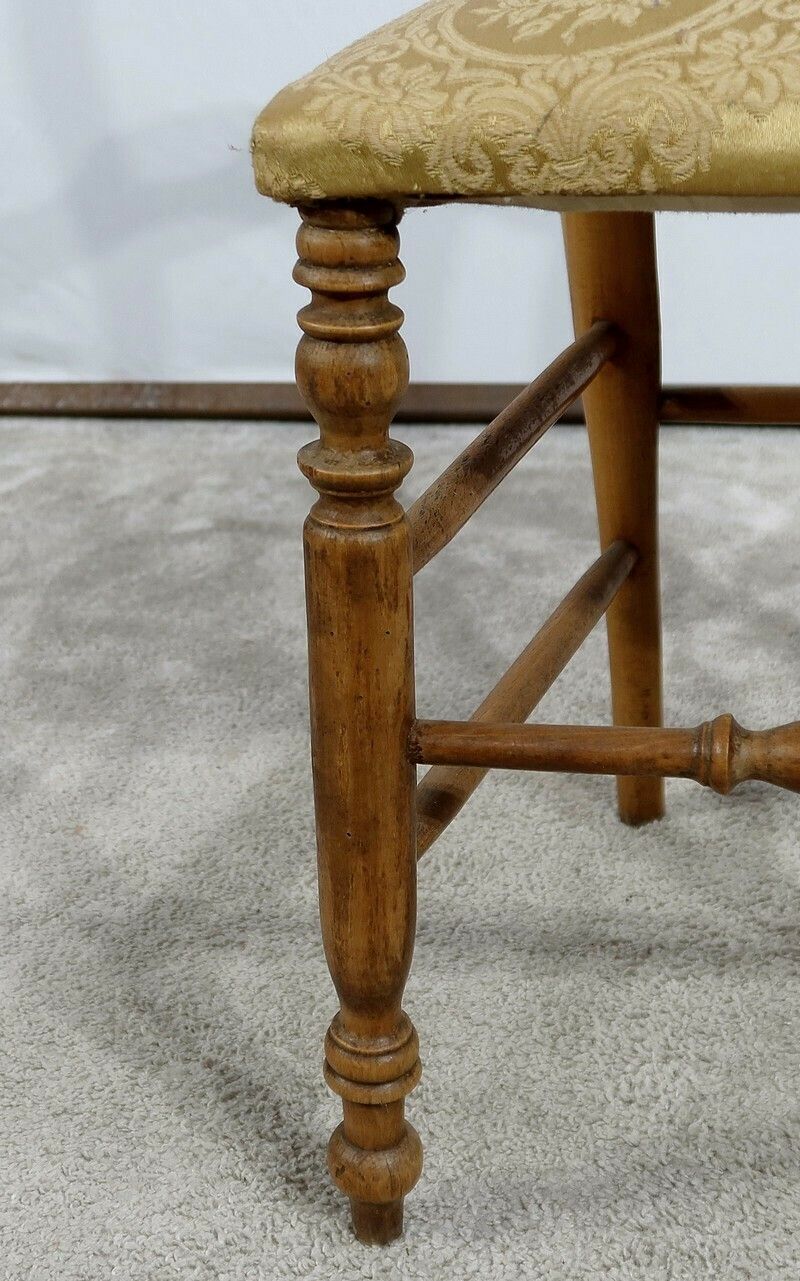 504.7 Pair Of Chairs In Solid Beech, Louis Philippe, Late 19th Century photo