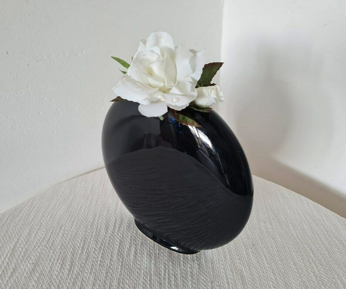 Vintage Memphis Milano Style Ceramic Vase 90s
