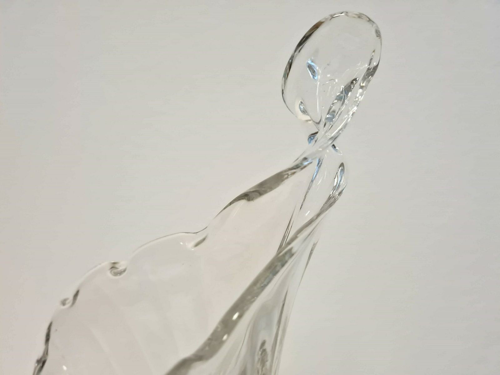 Vintage Lovely Bohemian Glass Vase photo buy