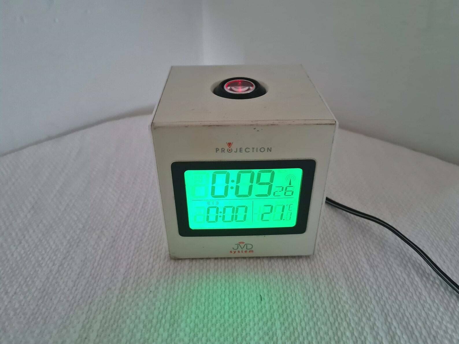 Vintage Digital Alarm Clock Projector With Thermometer photo for sale