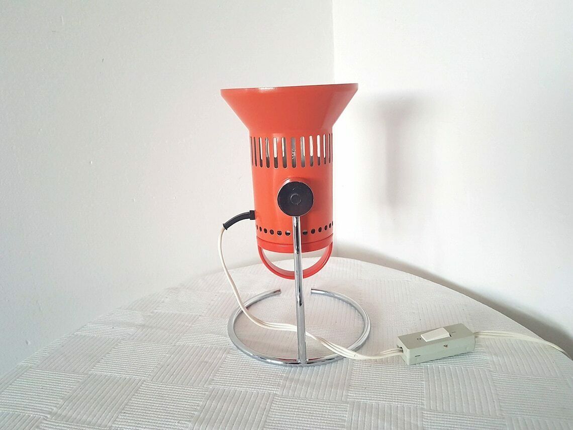 Vintage Extremely Rare Unique Unused Chirana Desk Lamp Czechoslovakia 1970s photo for sale