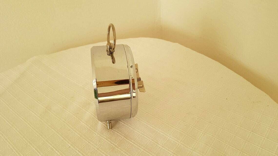 Vintage Mechanical Alarm Clock Prim Czechoslovakia 80s photo for sale