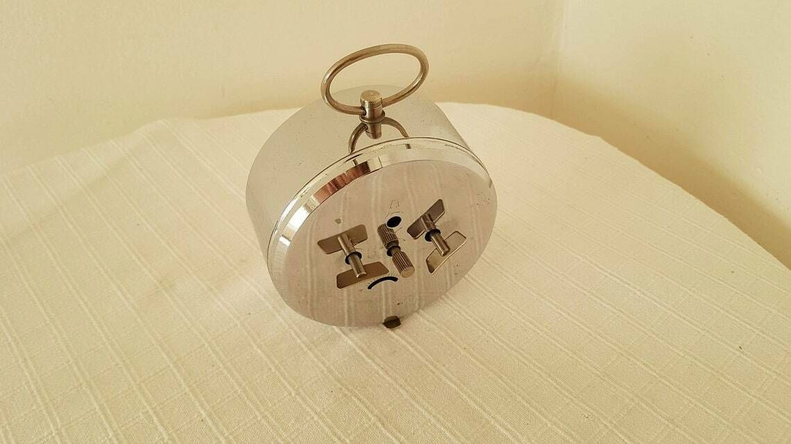 Vintage Mechanische Wekker Prim Tsjecho Slowakije Jaren 80 photo Woonaccessoires