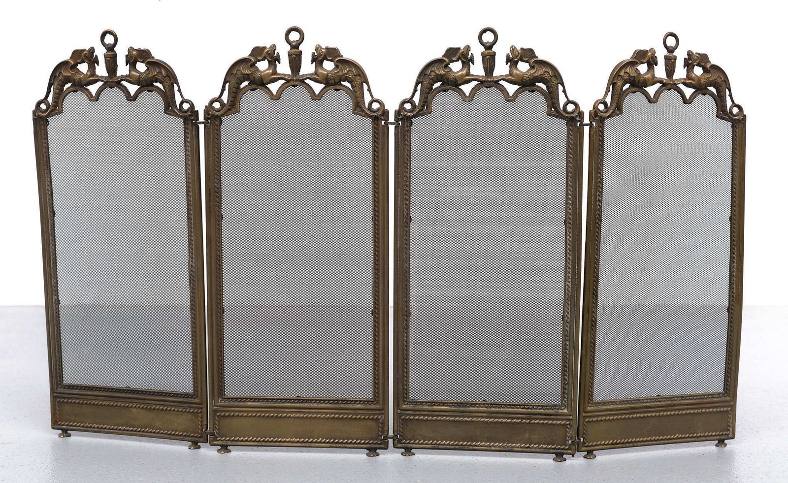 Antique Griffin, Folding Firescreen England