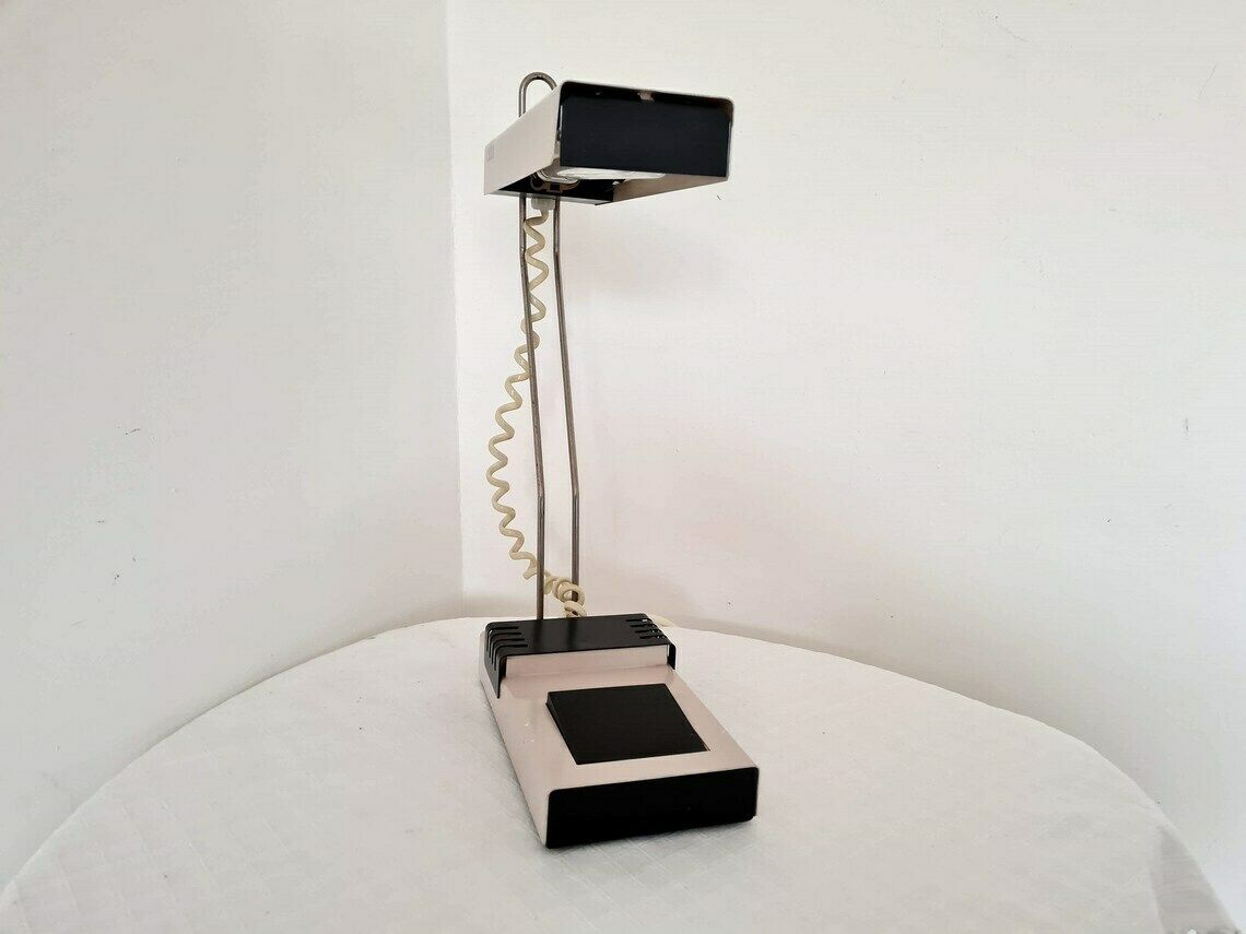Vintage Mid Century Wall Table Lamp Tesla Industrial Lamp 80s photo 236.0