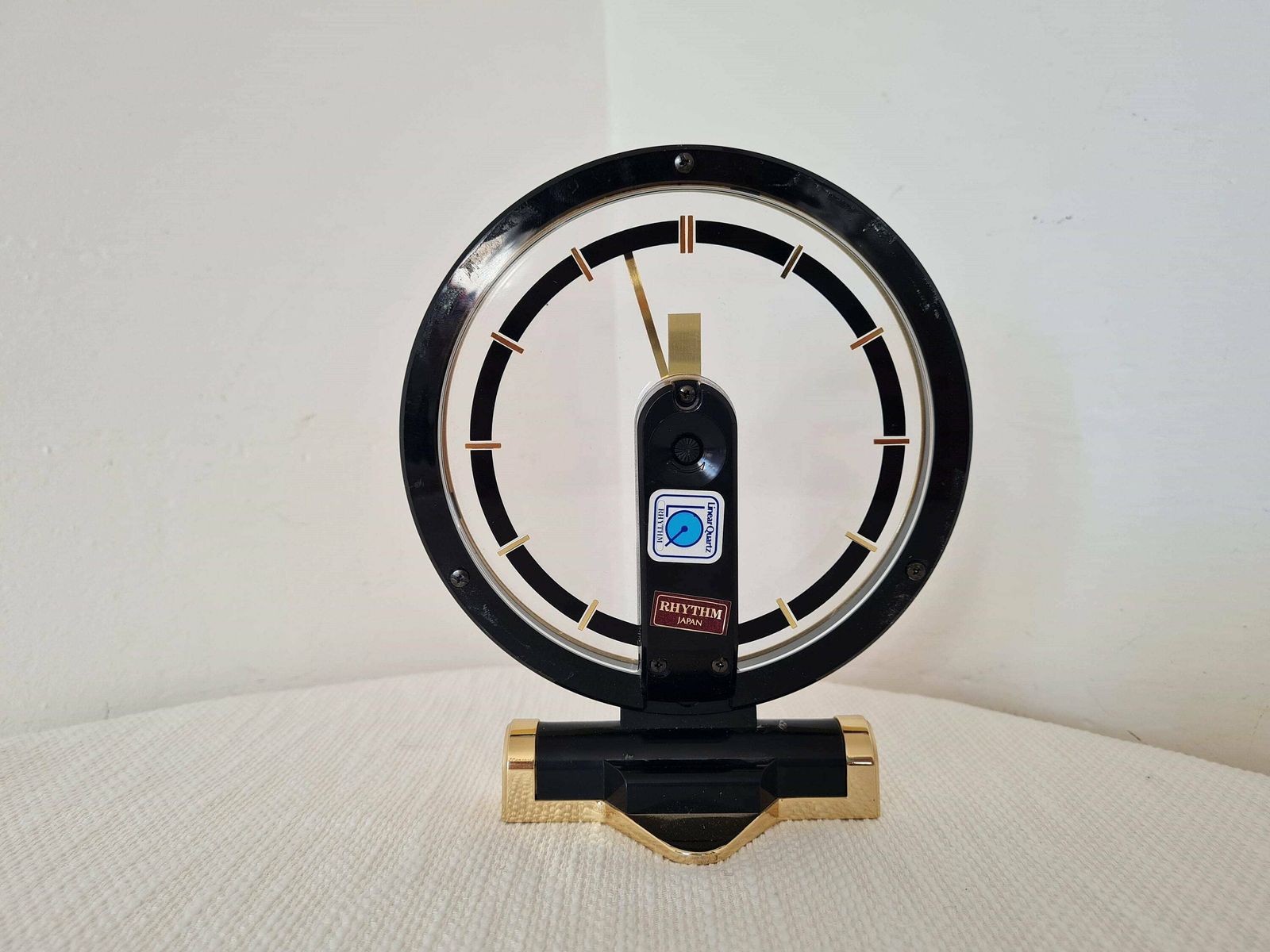 Vintage Mid Century Table Clock By Rhytm Made In Japan photo Home Decor