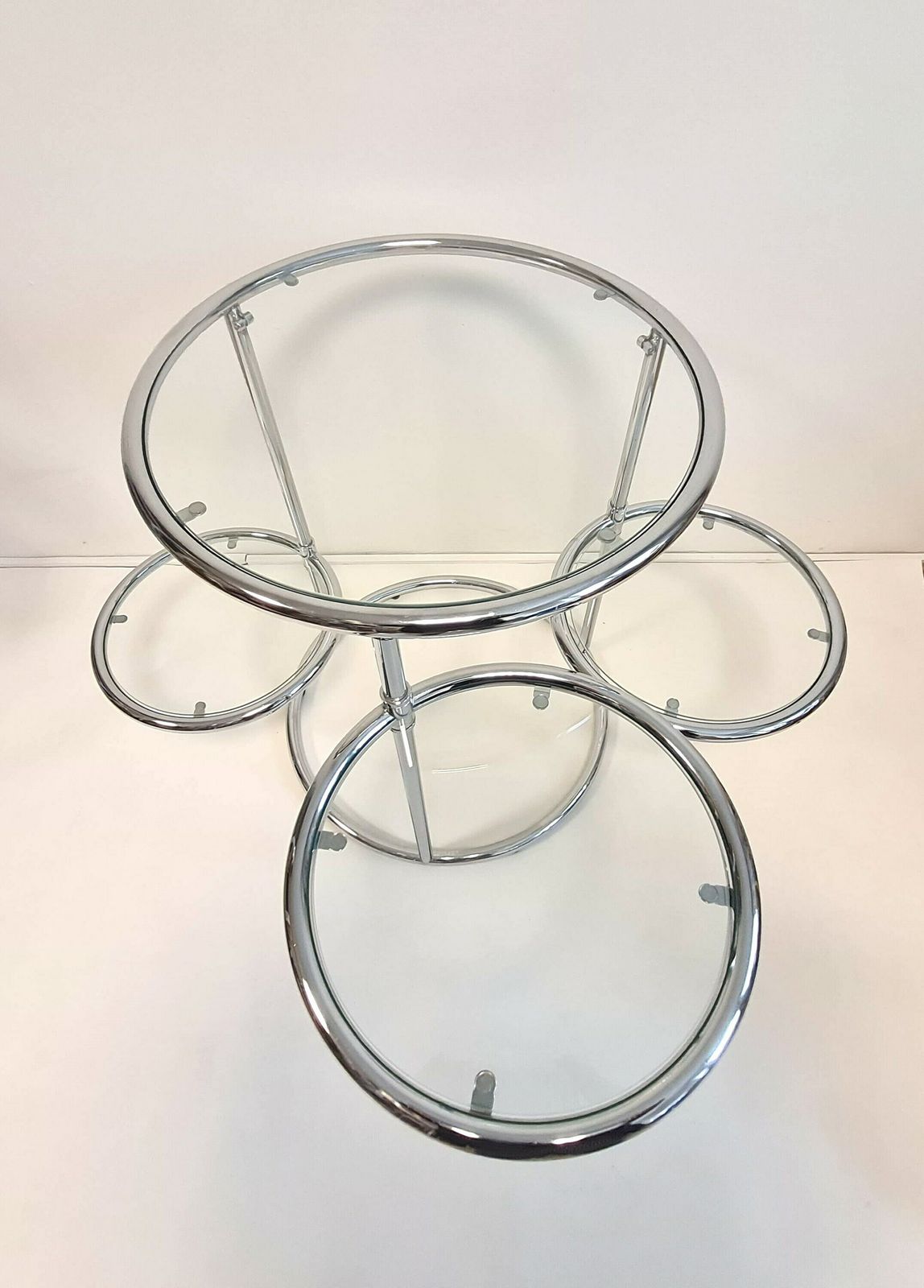 Vintage Mid Century Transformer Coffee Table With 4 Glasses photo Furniture