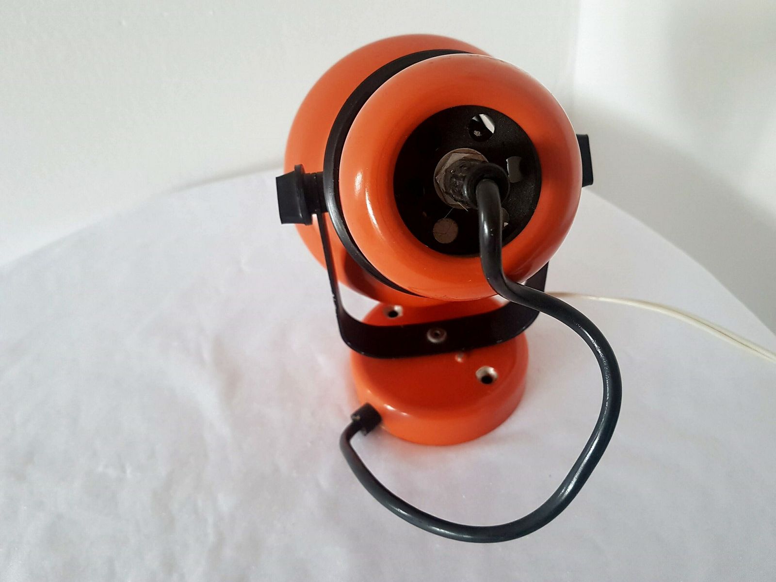 Vintage Orange Wall Lamp Mid Century Industrial Retro Metallic Lamp 70 photo buy