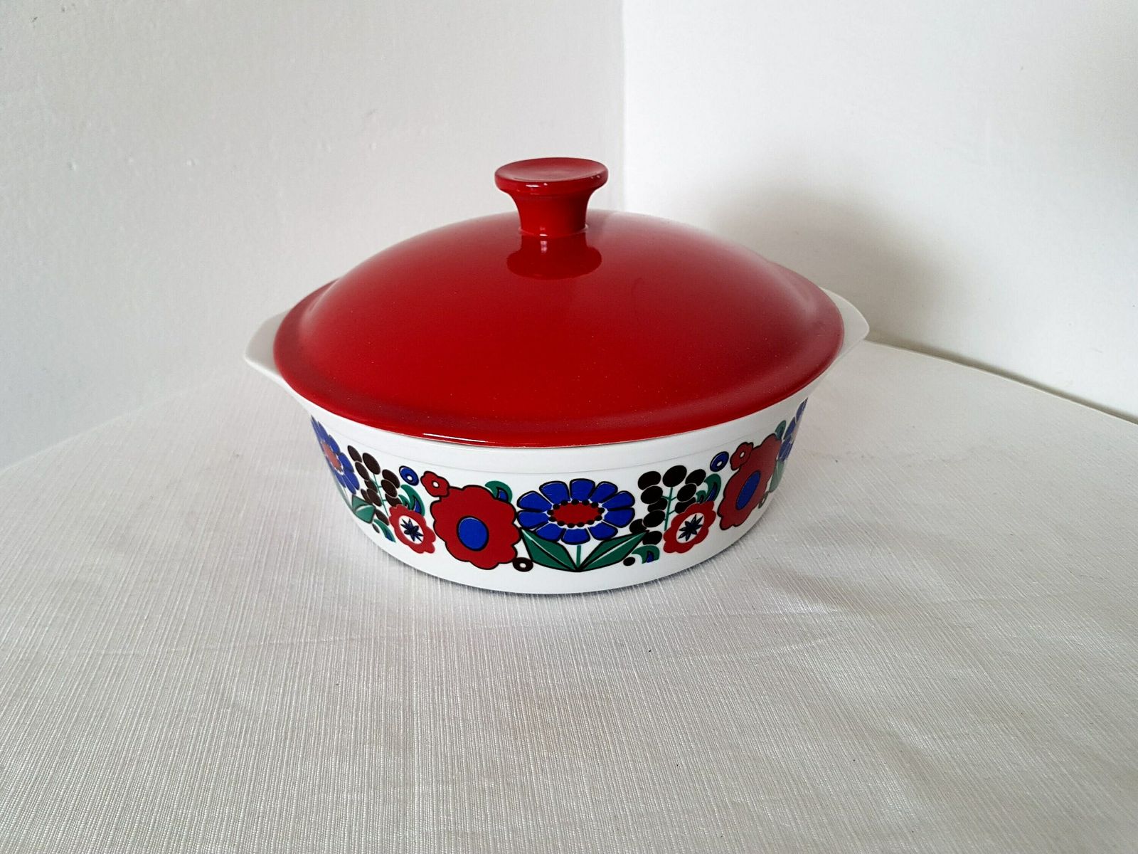 Vintage Freiberg Cordo Flam Retro Baking Dish Casserole Made In Gdr (East Germany) Cookware photo for sale