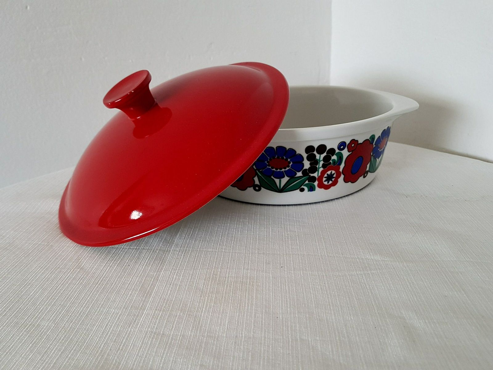 Vintage Freiberg Cordo Flam Retro Baking Dish Casserole Made In Gdr (East Germany) Cookware photo Home Decor