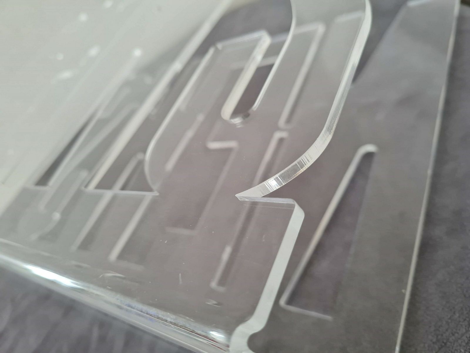 photo furniture Vintage Lucite Magazine Holder Beautiful, Modern Magazine Rack News