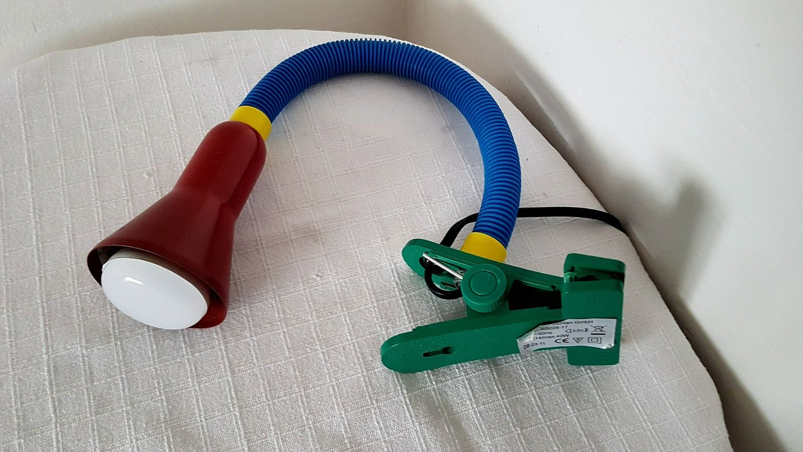 photo for sale Vintage Clamp Spot Wall/Desk Memphis Milano Style Lamp Design 1990s