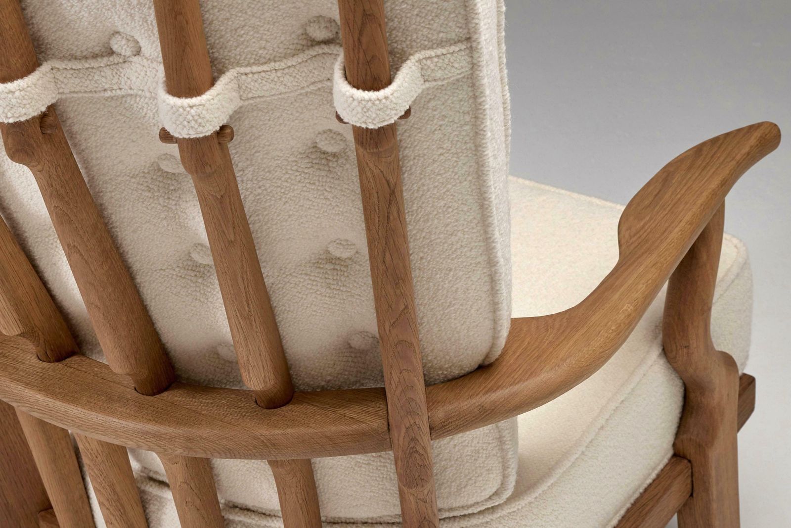 photo furniture Grand Repos Lounge Chair Attributed To Guillerme Et Chambron For Votre Maison