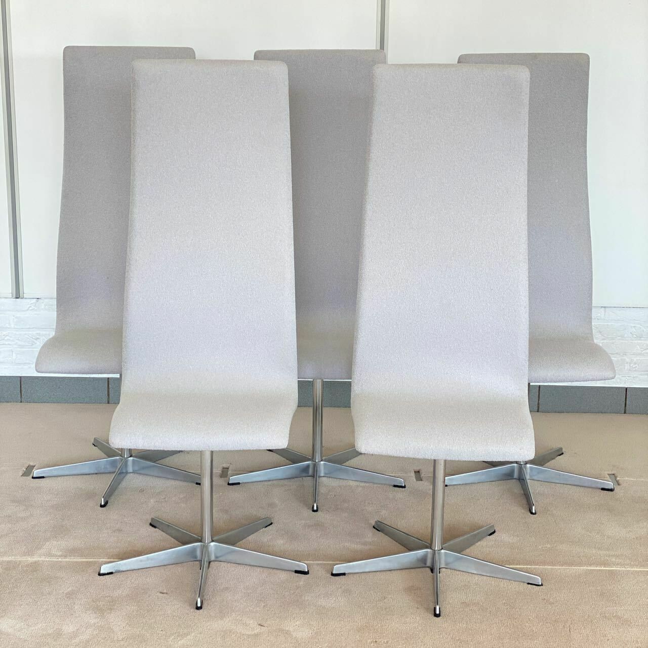 photo for sale Set Van 6 Oxford Stoelen Van Arne Jacobsen Voor Fritz Hansen