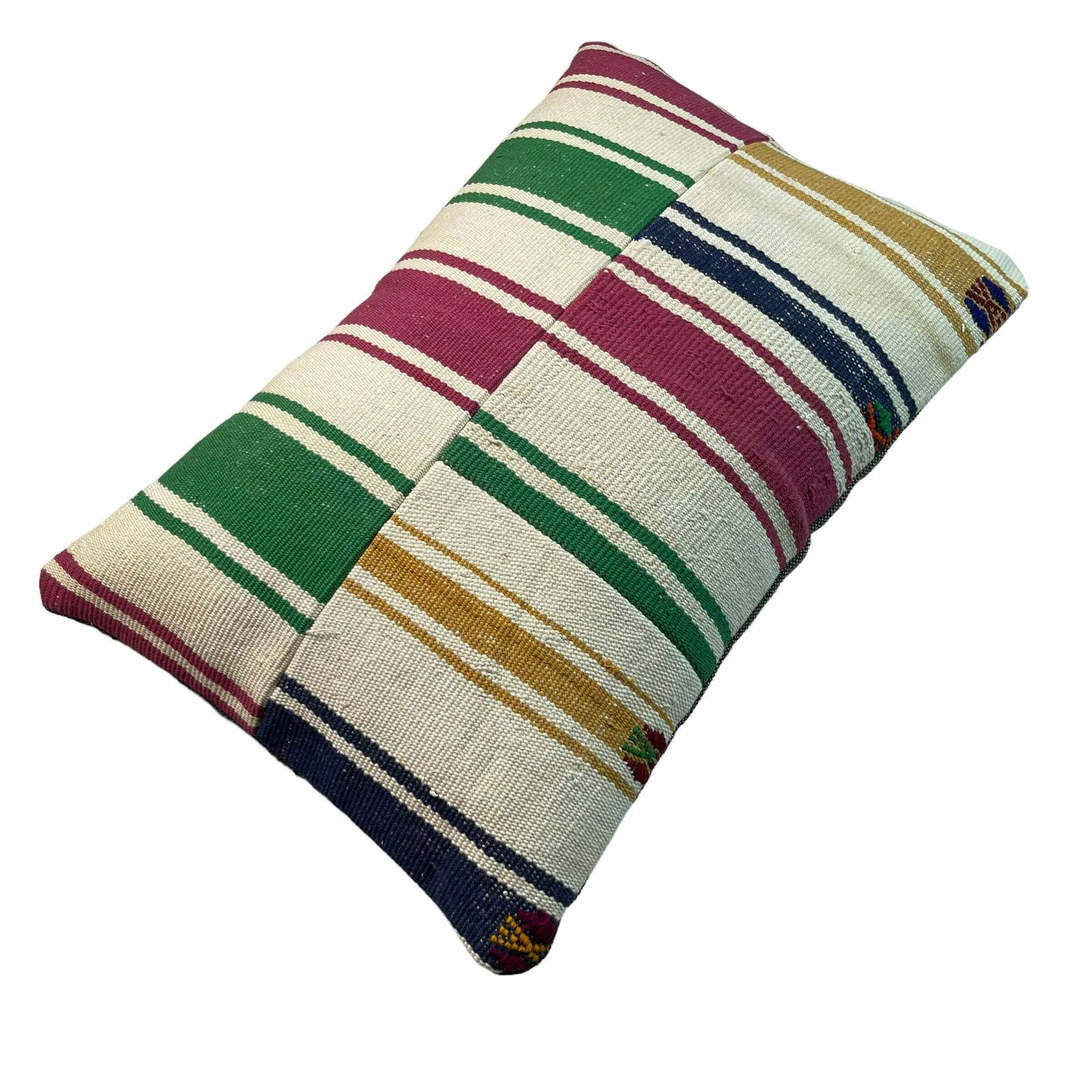 40x60 Cm Vintage Turkish Handmade Cushion Cover, 16''X 24'' Decorative Pillow For Bedroom photo 89.0