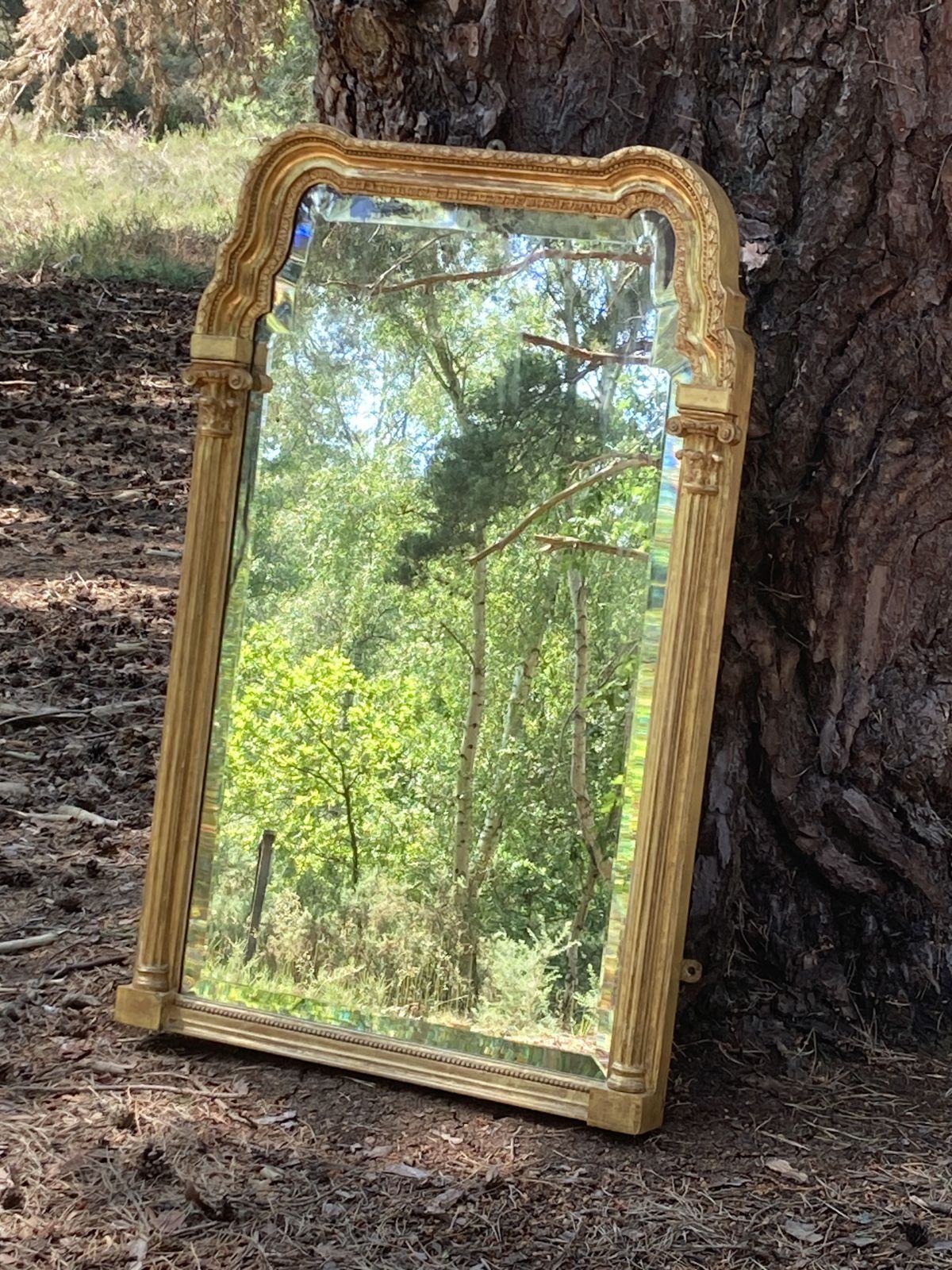 Late 18th Century Pier Glass/ Mirror In The Queen Anne Style, Circa 1790