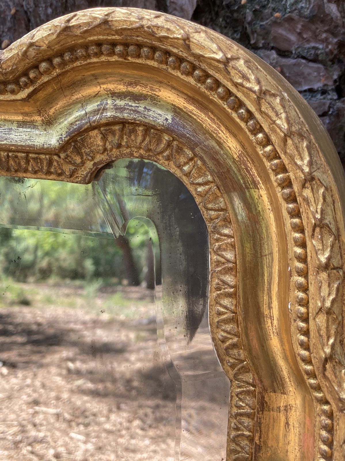 photo for sale Late 18th Century Pier Glass/ Mirror In The Queen Anne Style, Circa 1790